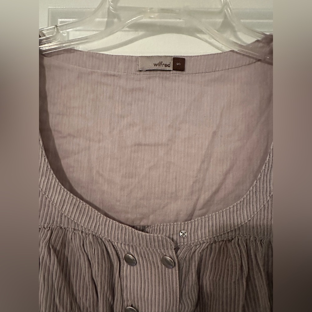 Aritzia Wilfred Bohemian Baby Doll Top - Picture 2 of 6
